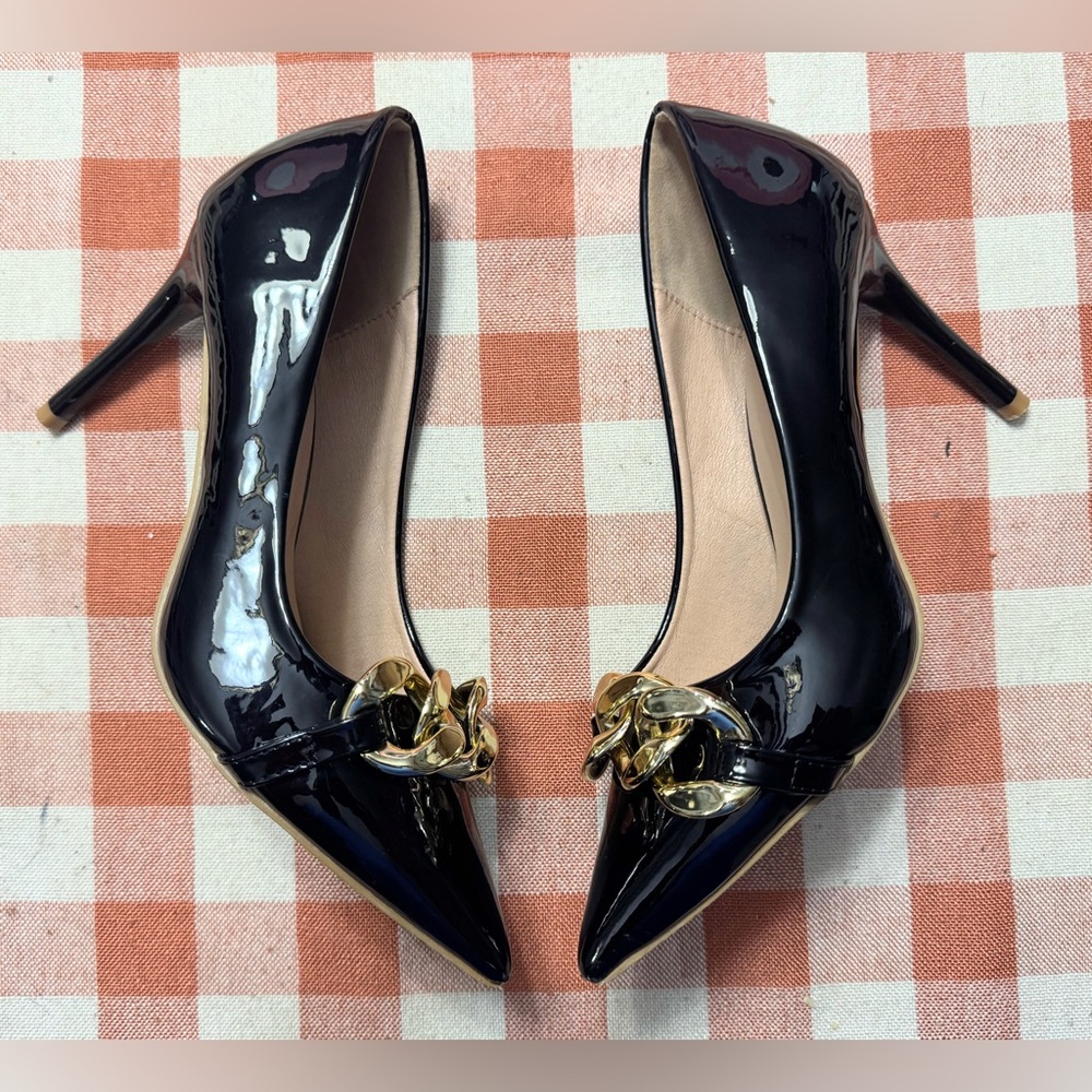No Name Patent Leather Heels, Size 8.5, No Box